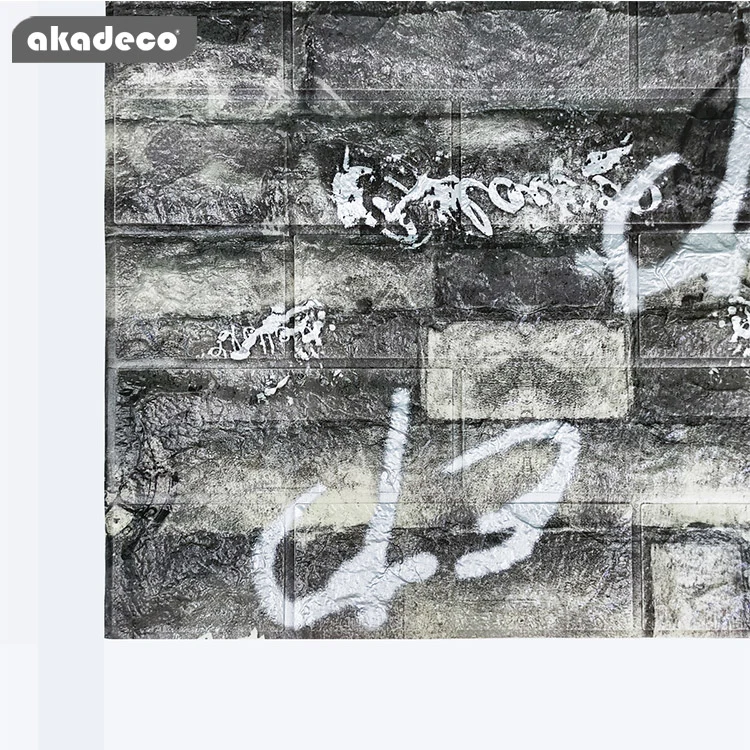 Best Offer|akadeco Textured Mold Proof Wallpaper|Special 3D Design|Full Coverage|Attractive Price|Wall Decoration|70X70cm|OEM