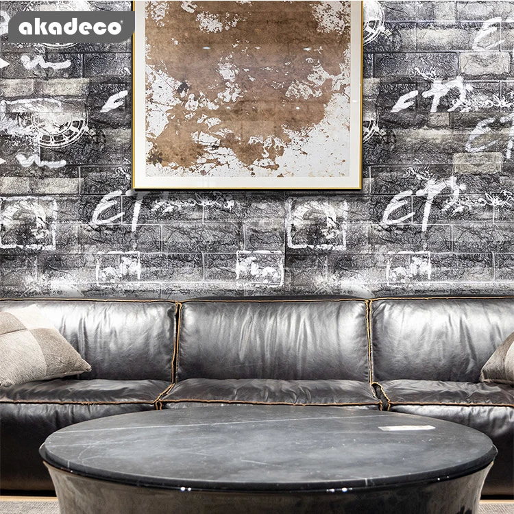 Best Offer|akadeco Textured Mold Proof Wallpaper|Special 3D Design|Full Coverage|Attractive Price|Wall Decoration|70X70cm|OEM