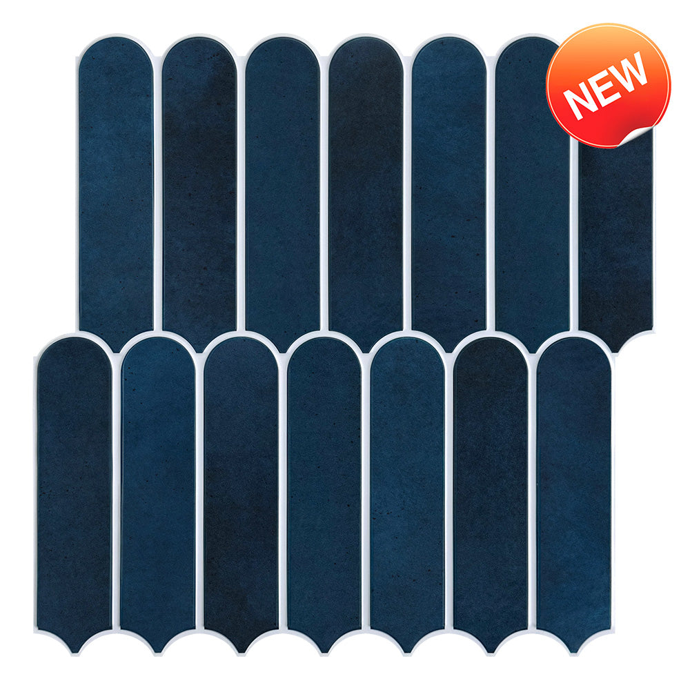 Best Selling | akadeco Fish scale peel and stick backsplash wall tile | PET+PU | Minimalist style | Blue | Kitchen | Wall Decor | 30cm x 30cm | OEM | akadeco abstractpeelstickwallpaper.com