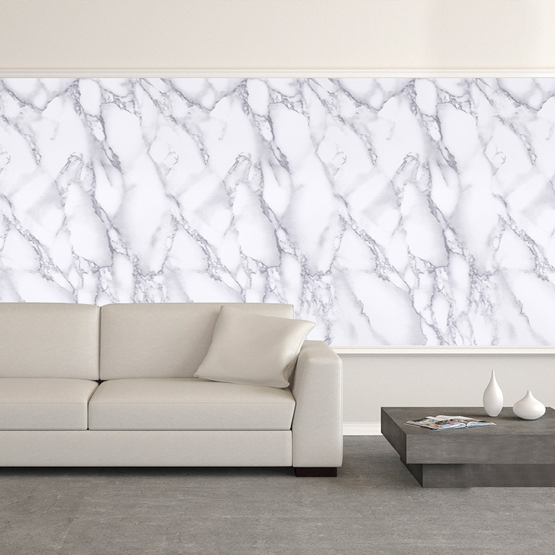 Hot Selling | Textured Mold Proof Wallpaper | PVC Vinyl | Classic | Living Room | Marble | Self-Adhesive | 45cm*2m*0.08mm | OEM | adhesive decorative