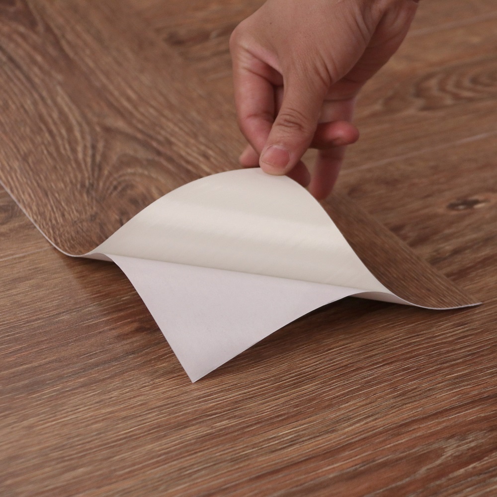 Hot Selling | Textured Mold Proof Floor Tile | PVC | Modern | Living Room | Wood Grain | Adhesive Decorative | 15.24cm*91.44cm | OEM