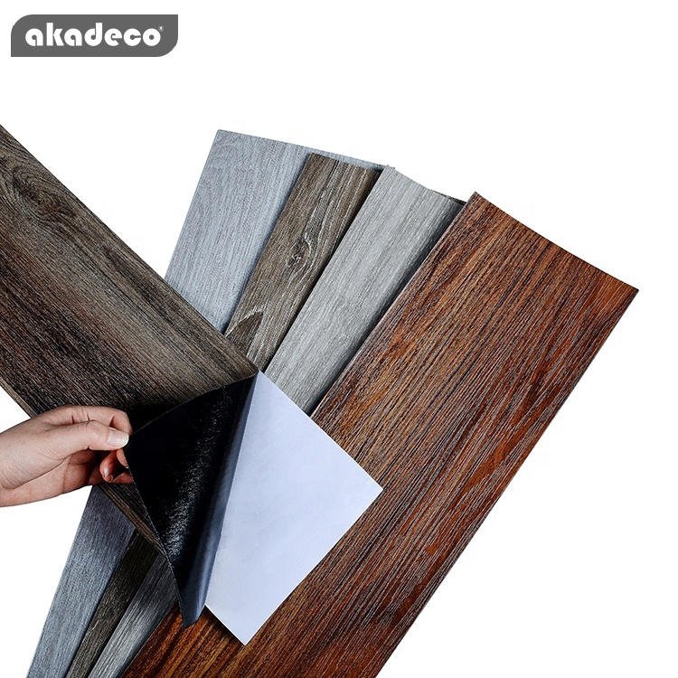 Exclusive Sale akadeco Textured Mold Proof Wallpaper | PVC Material | Modern Style | Bedroom | Wooden Click | Waterproof | 915MM*153MM | OEM