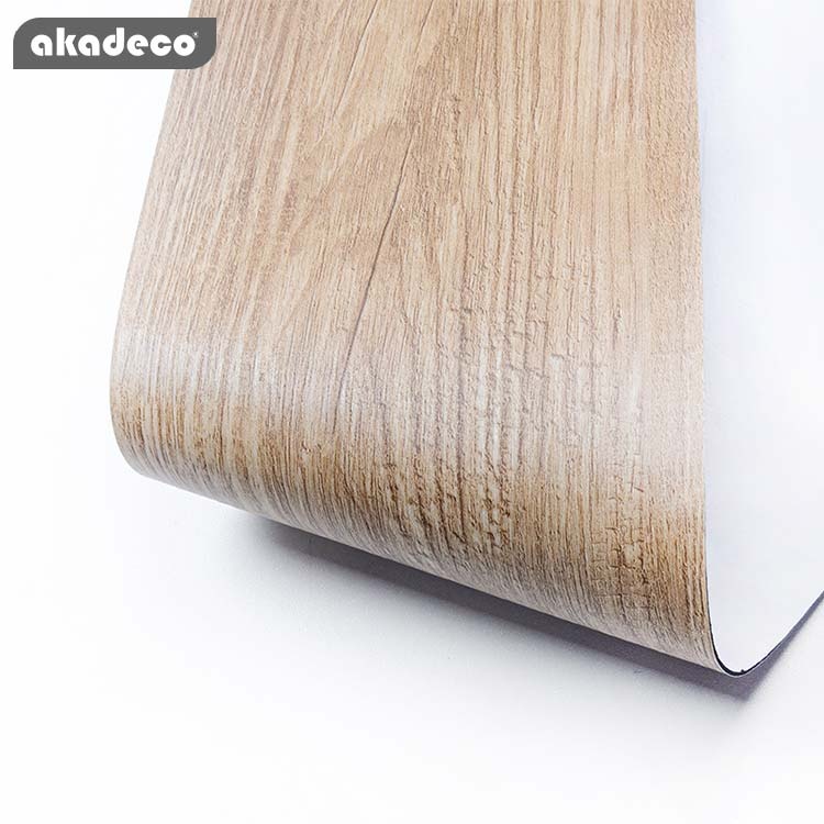 Exclusive Offer akadeco Textured Mold Proof Wallpaper | PVC Material | European Style | Bedroom | Wood Grain | Waterproof | 914*152MM | OEM