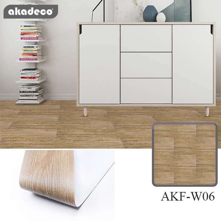 Exclusive Offer akadeco Textured Mold Proof Wallpaper | PVC Material | European Style | Bedroom | Wood Grain | Waterproof | 914*152MM | OEM