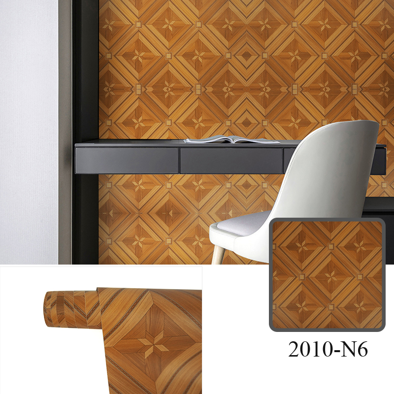 Super Sale | akadeco Textured Mold Proof Wallpaper | PVC | Modern Style | Living Room | Wood Pattern | Home Decoration | 45cm*5m*0.08mm | OEM