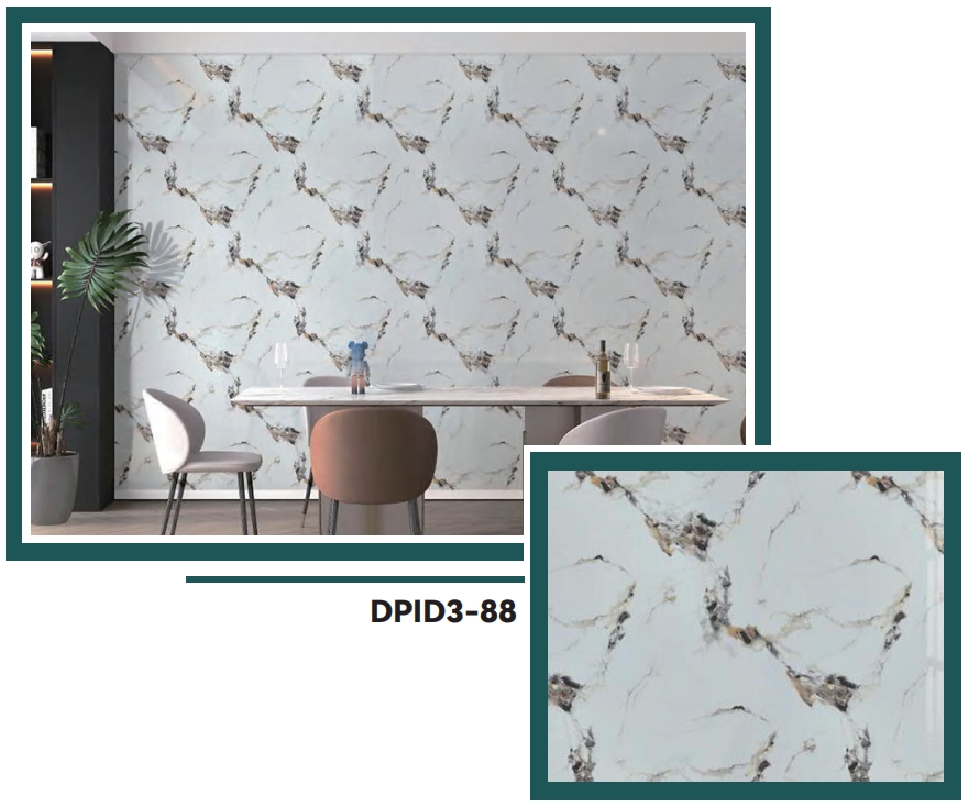 Top Choice | akadeco Textured Mold Proof Wallpaper | PET+IXPE | Mediterranean style | Office Use | Marble Texture | Durable | 120cmx300cm | OEM