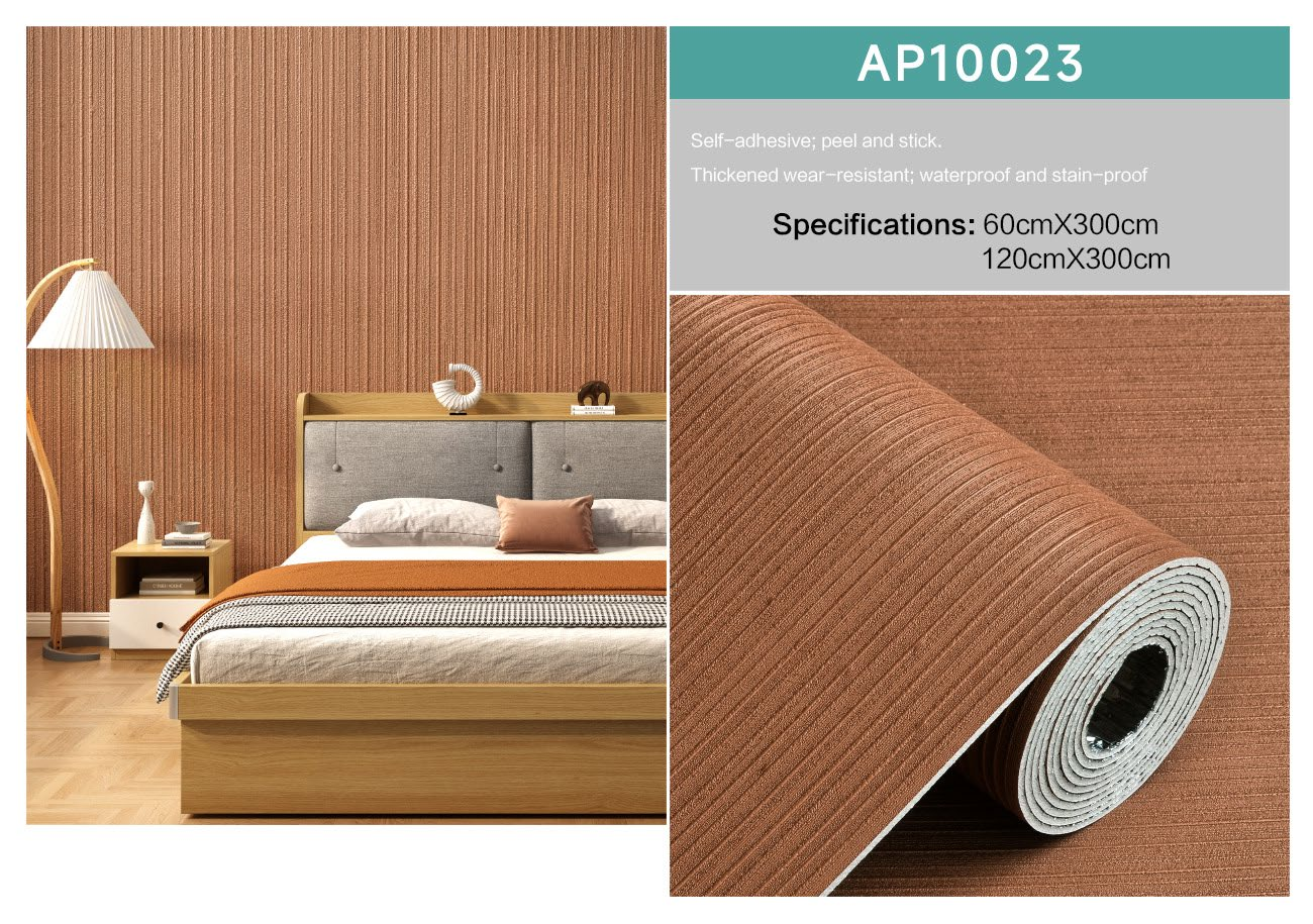 Premium Choice | Textured Mold Proof Wallpaper | PVC | Modern | Living Room | Vertical Stripe | Wall