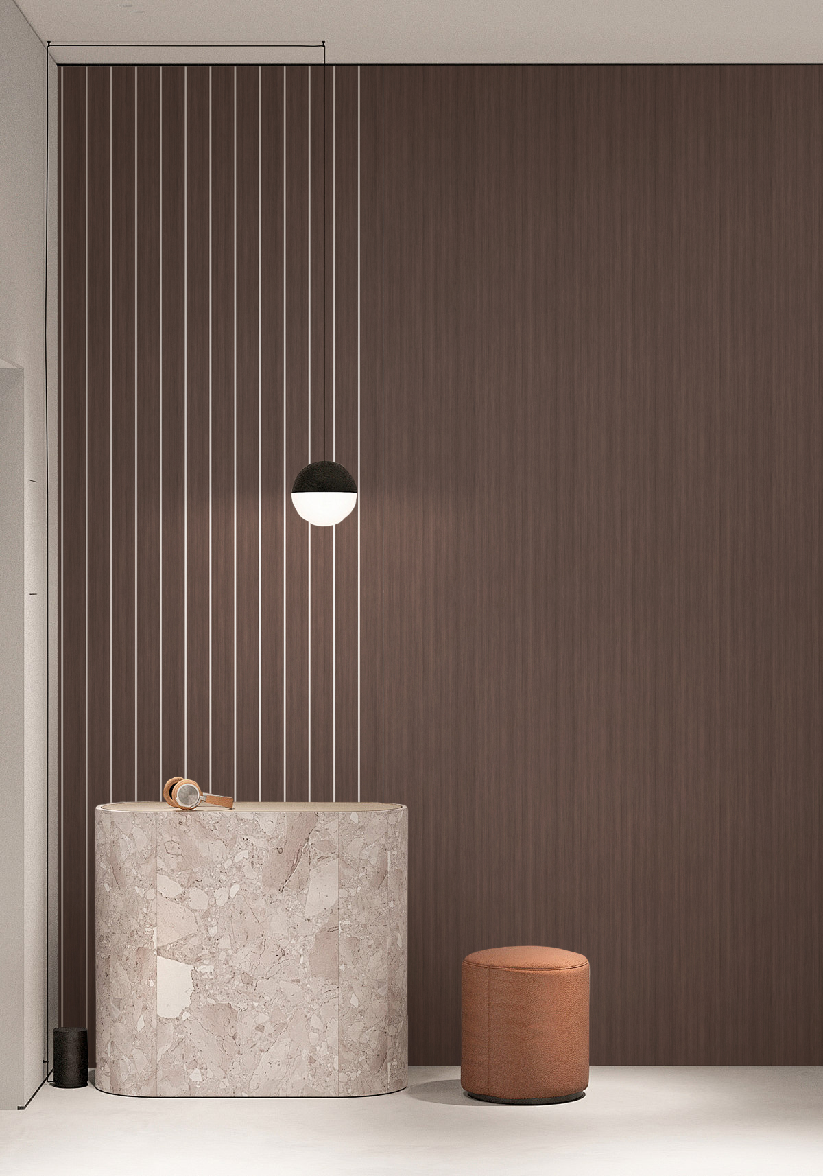 Top Ranking | akadeco Slat Design Textured Mold Proof White Foam Wall Sticker|IXPE|Modern style | Wooden | living room|Moisture-resistant|60cm*280cm|OEM abstractpeelstickwallpaper.com