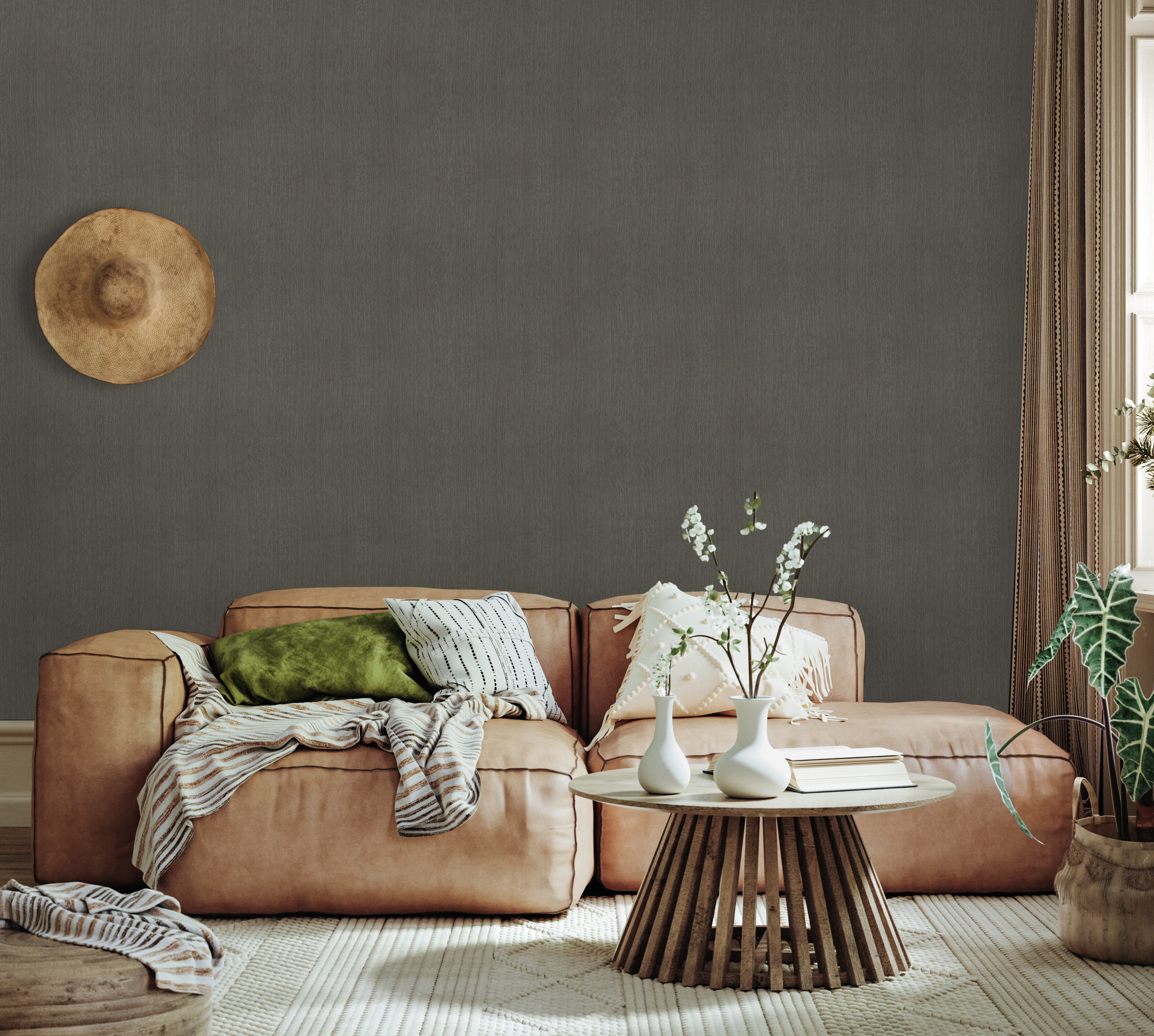 Top Highlight | akadeco Textured Mold Proof Foam Wall Sticker|IXPE|Modern style | Wooden | living room|Moisture-resistant|60cm*280cm|OEM abstractpeelstickwallpaper.com