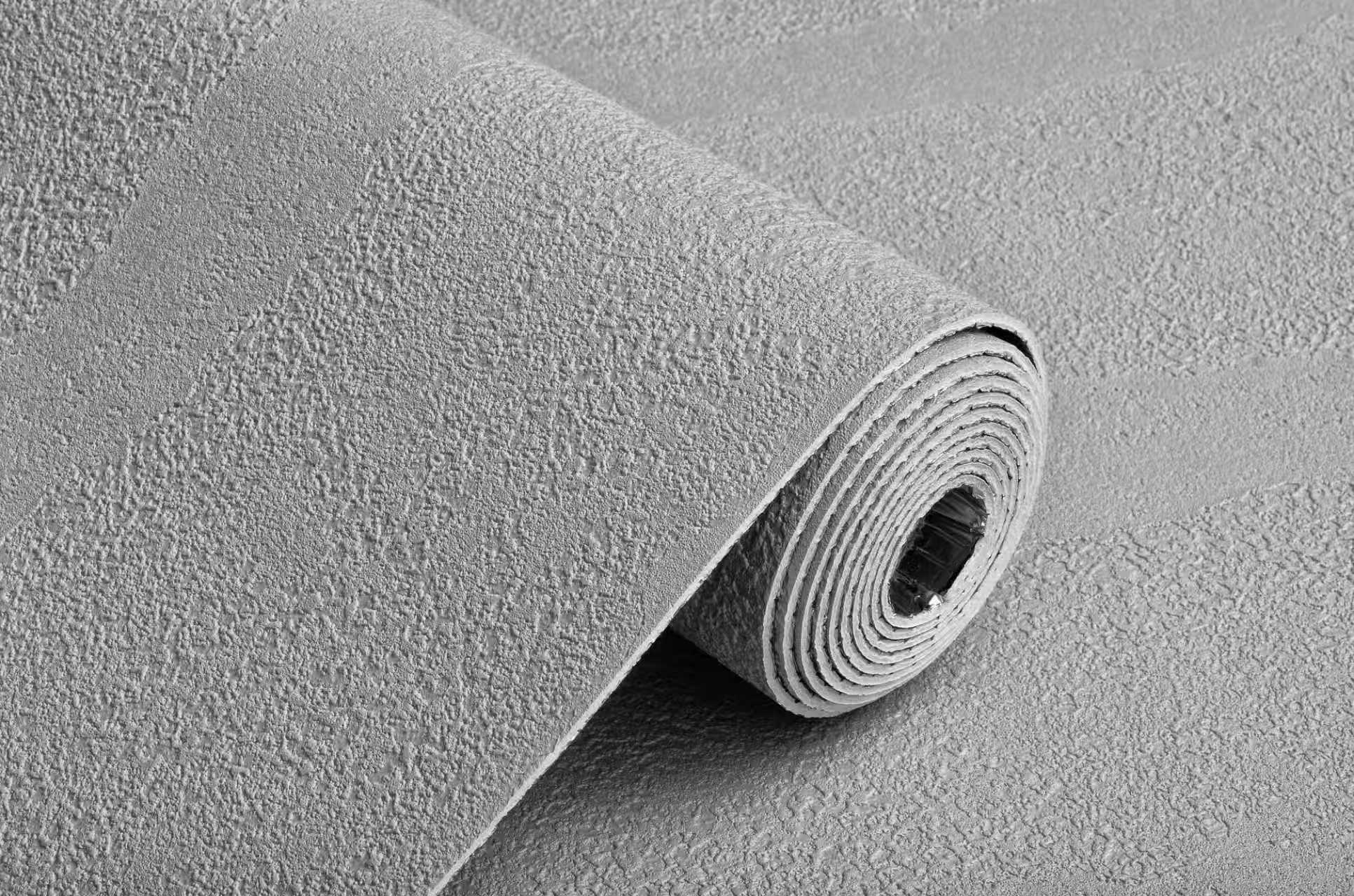 Hot Deal | akadeco Imitate Soft Stone Texture Mold Proof Wallpaper| IXPE | Rammed Earth Texture | Grey | living room|Moisture-resistant|60cm*3m|OEM abstractpeelstickwallpaper.com