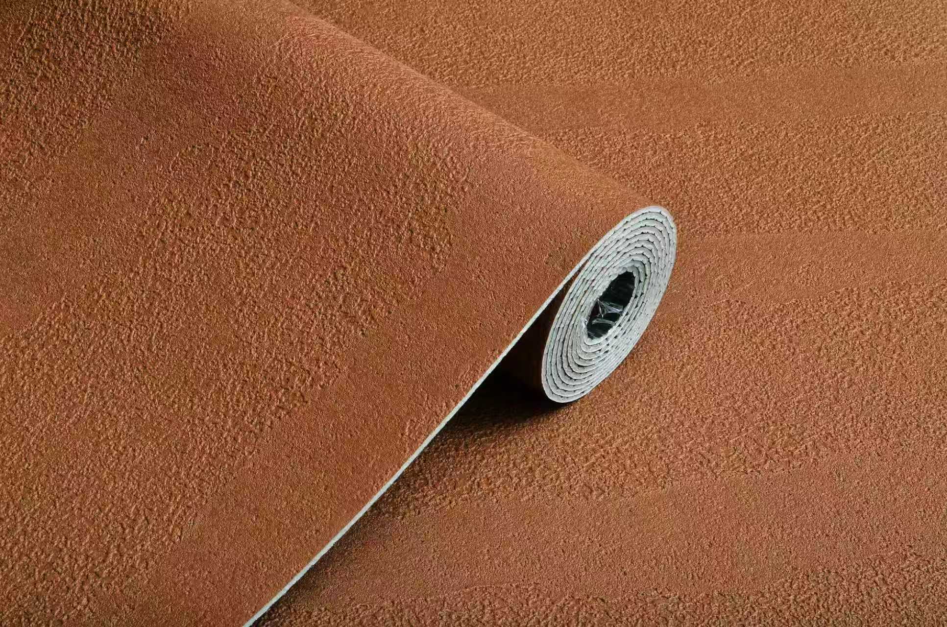 Top Rated | akadeco Imitate Soft Stone Texture Mold Proof Wallpaper| IXPE | Rammed Earth Texture | Red | living room|Moisture-resistant|60cm*3m|OEM abstractpeelstickwallpaper.com