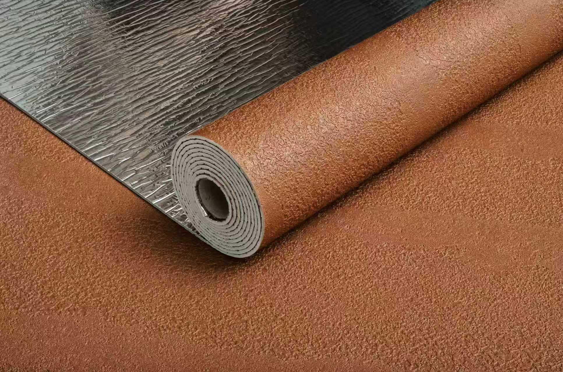 Top Rated | akadeco Imitate Soft Stone Texture Mold Proof Wallpaper| IXPE | Rammed Earth Texture | Red | living room|Moisture-resistant|60cm*3m|OEM abstractpeelstickwallpaper.com