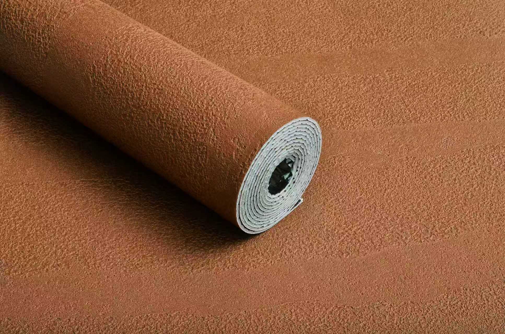 Top Rated | akadeco Imitate Soft Stone Texture Mold Proof Wallpaper| IXPE | Rammed Earth Texture | Red | living room|Moisture-resistant|60cm*3m|OEM abstractpeelstickwallpaper.com