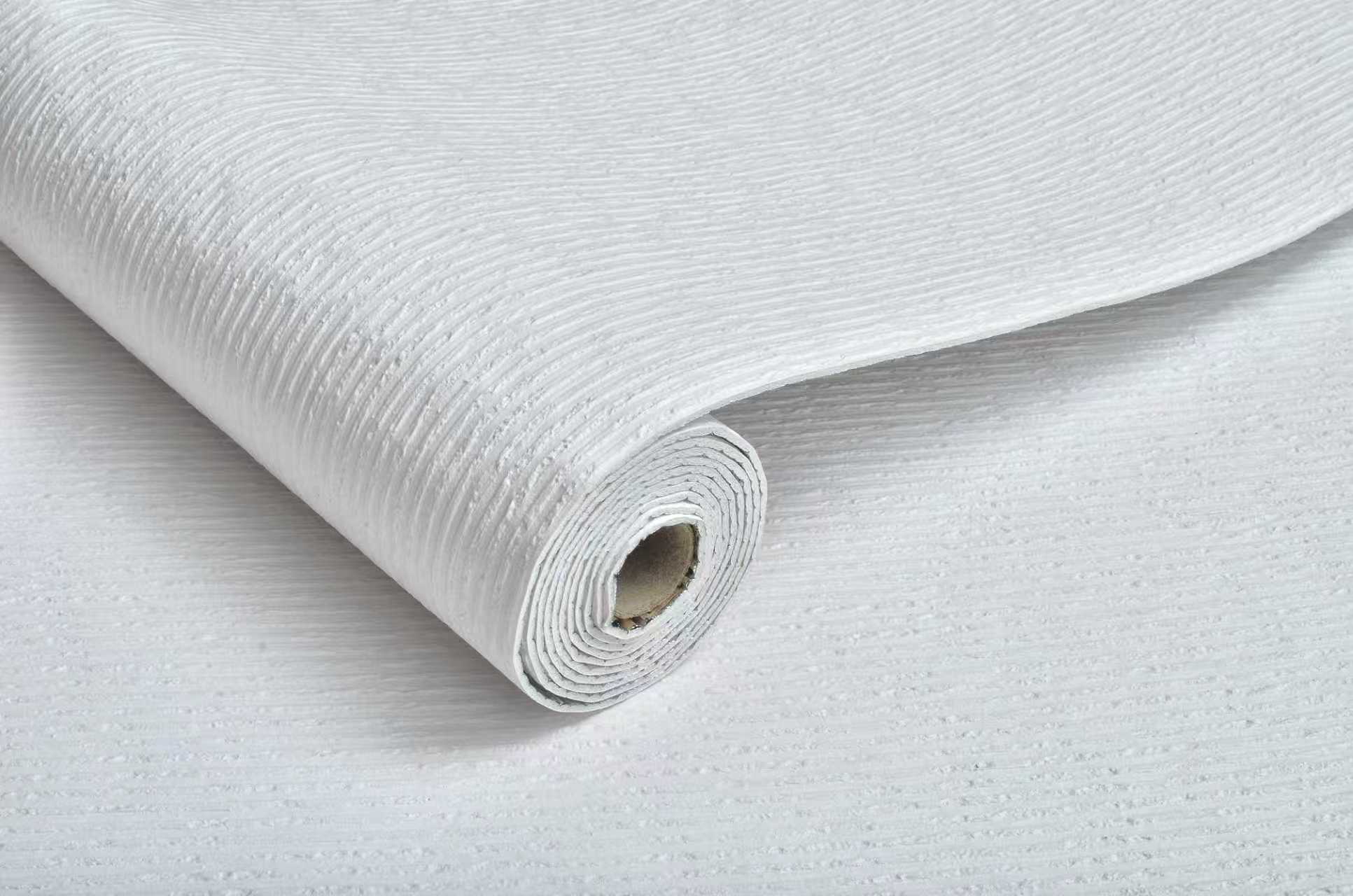 Great Value | akadeco Imitate Soft Stone Texture Mold Proof Wallpaper| IXPE | Fluted Texture Effect | White | living room|Moisture-resistant|60cm*3m|OEM abstractpeelstickwallpaper.com