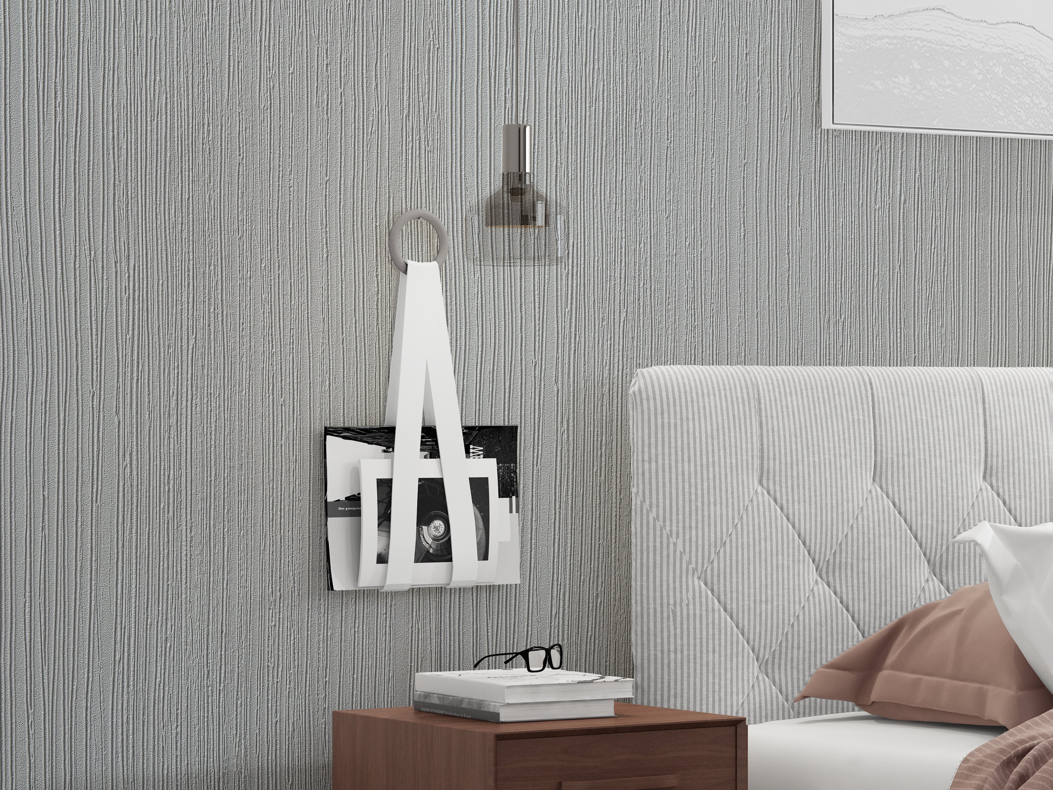 Hot Deal | akadeco Imitate Soft Stone Texture Mold Proof Wallpaper| IXPE | Ribbed Texture | Grey | living room|Moisture-resistant|60cm*3m|OEM abstractpeelstickwallpaper.com