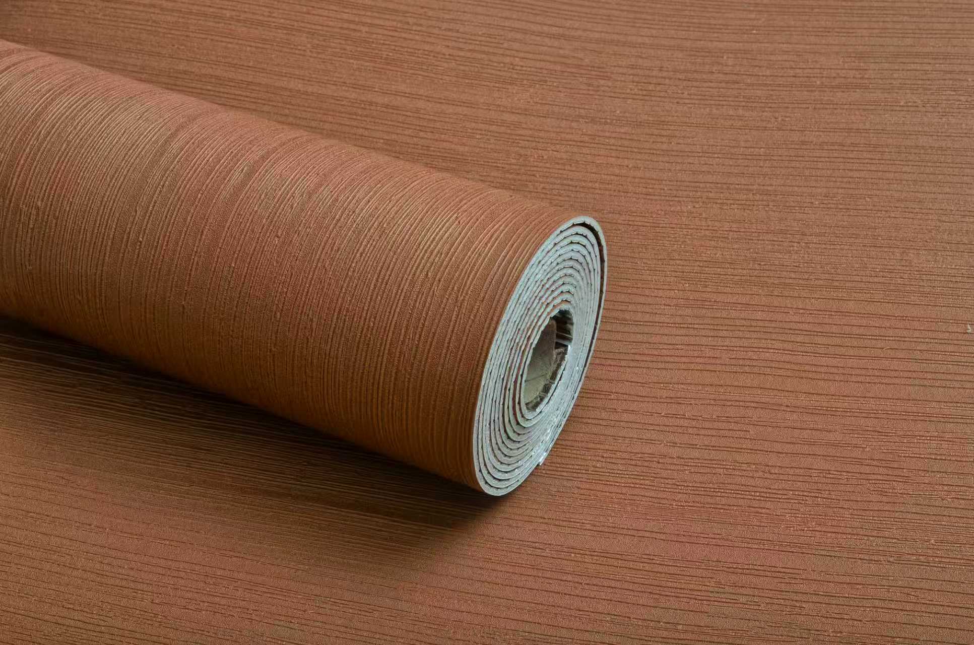 Highly Recommended | akadeco Imitate Soft Stone Texture Mold Proof Wallpaper| IXPE | Ribbed Texture | Red | living room|Moisture-resistant|60cm*3m|OEM abstractpeelstickwallpaper.com