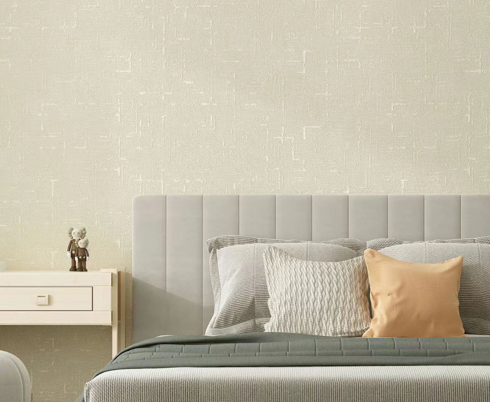 Top Pick | akadeco Imitate Soft Stone Texture Mold Proof Wallpaper| IXPE | Printing and Gilding Series | living room | Moisture-resistant |106cm*3m| OEM abstractpeelstickwallpaper.com