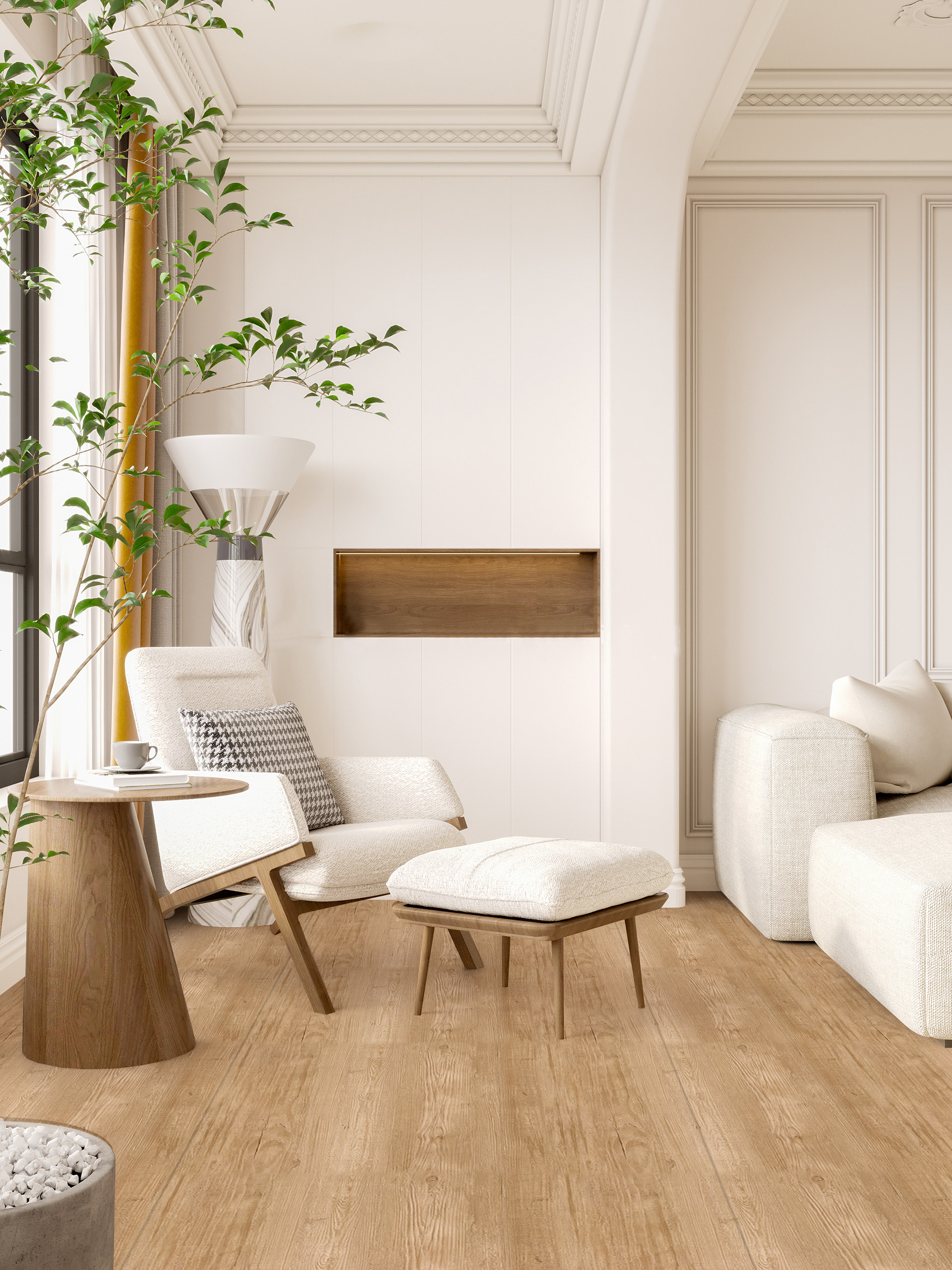 Most Popular | akadeco Textured mold-proof PVC PEEL AND STICK FOAM FLOOR TILE|IXPE|Modern style | Wooden | living room|Moisture-resistant|40cm*120cm|OEM abstractpeelstickwallpaper.com