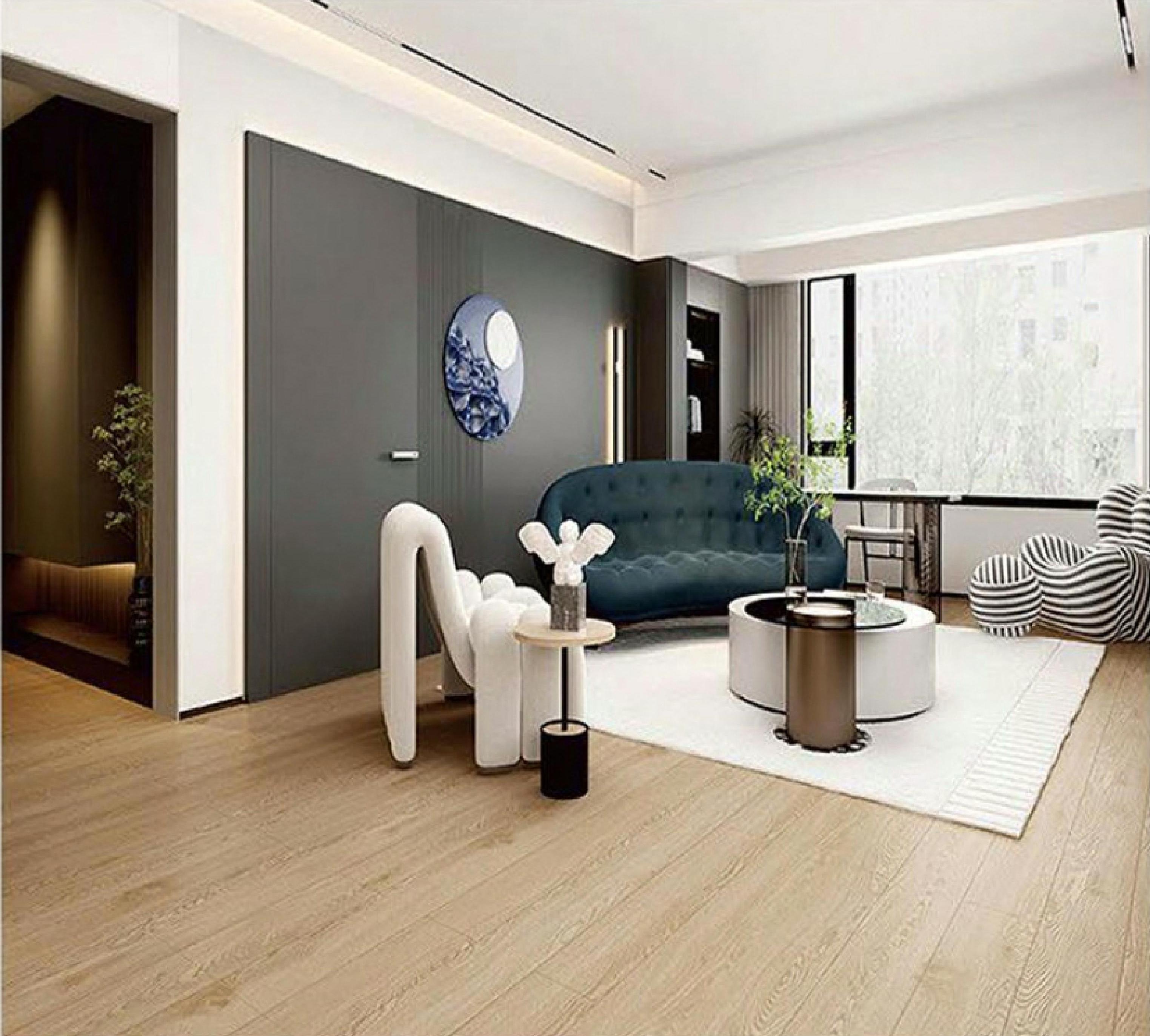 Most Popular | akadeco Textured mold-proof PVC PEEL AND STICK FOAM FLOOR TILE|IXPE|Modern style | Wooden | living room|Moisture-resistant|40cm*120cm|OEM abstractpeelstickwallpaper.com