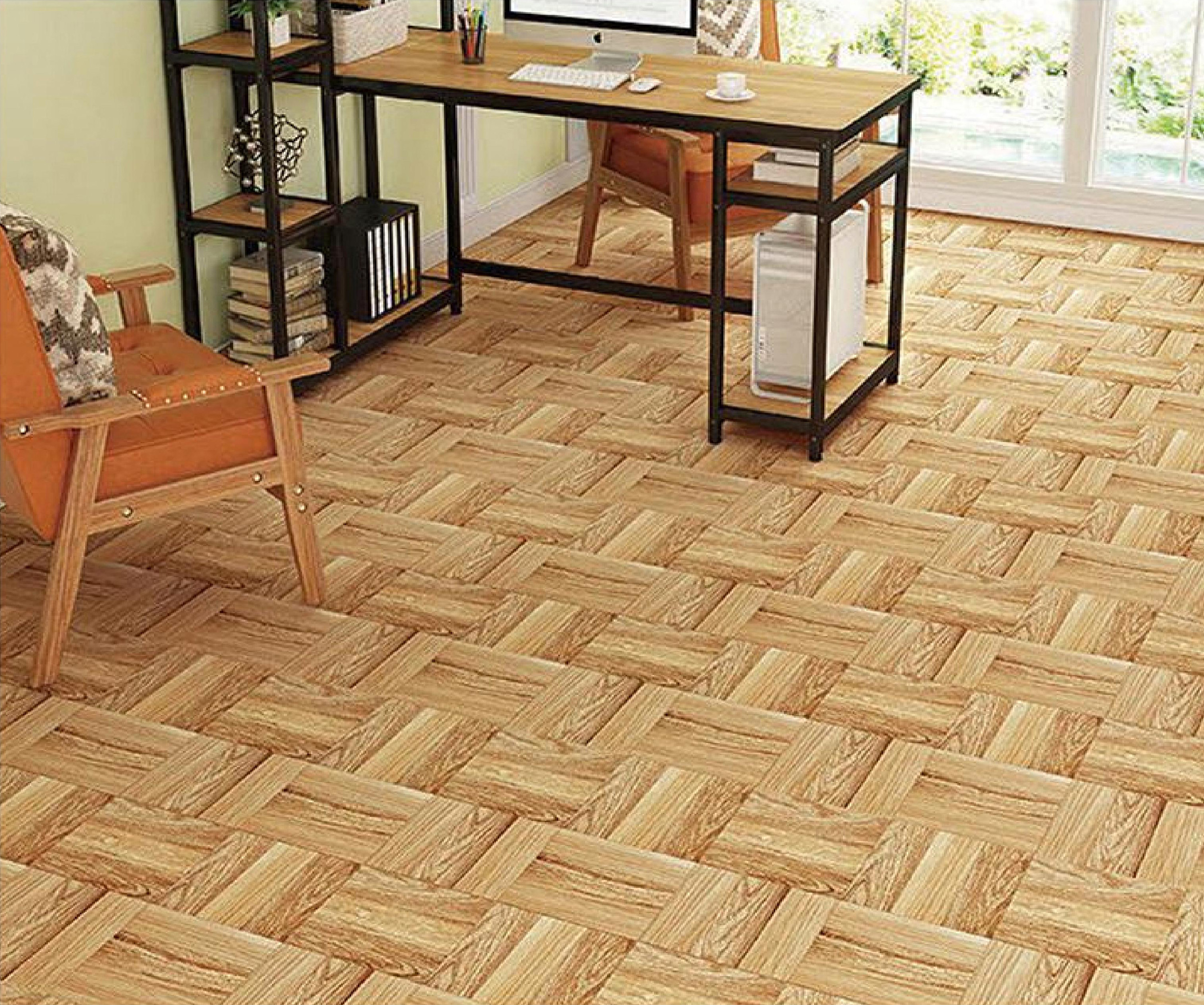 Worth Repeating | akadeco Textured mold-proof PVC PEEL AND STICK FOAM FLOOR TILE|IXPE|Modern style | Wooden | living room|Moisture-resistant|60cm*120cm|OEM abstractpeelstickwallpaper.com