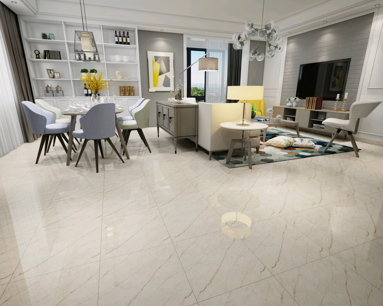 Top Rated | akadeco Textured mold-proof PVC PEEL AND STICK FOAM FLOOR TILE|IXPE|Modern style | Marble | living room|Moisture-resistant|40cm*120cm|OEM abstractpeelstickwallpaper.com