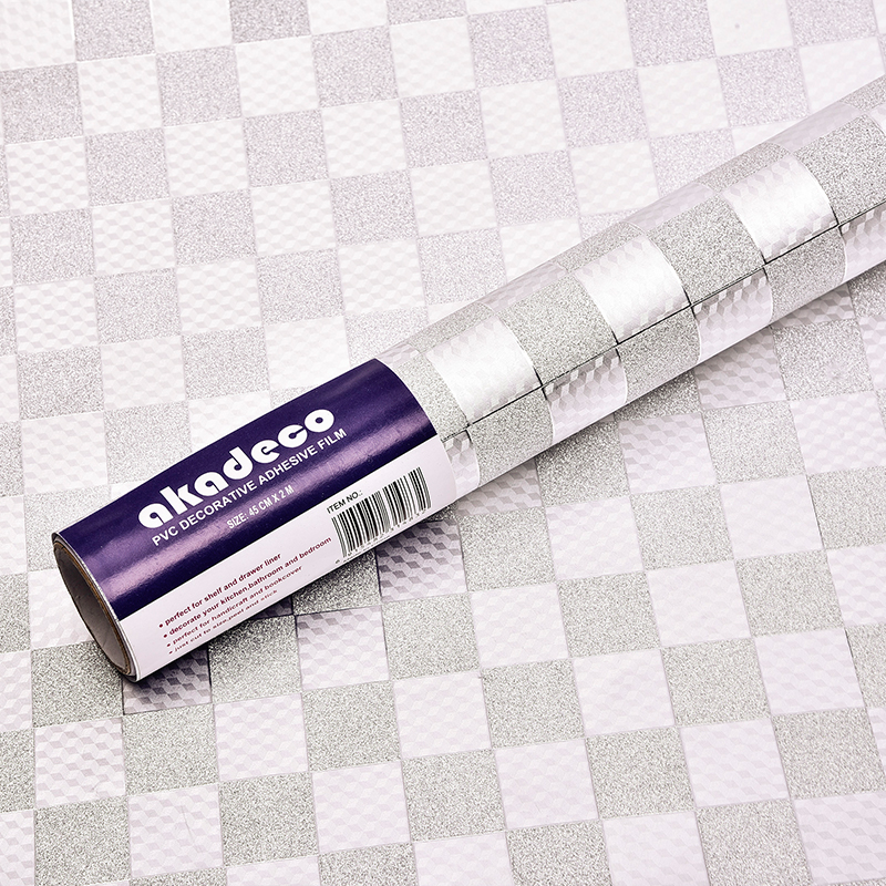 Super Sale | akadeco Textured Mold Proof Wallpaper | Glitter Design | Vinyl | Modern | Living Room | Geometric Pattern | 45cm x 15m | OEM