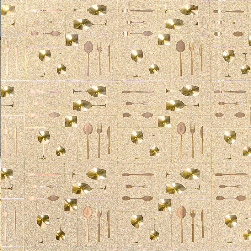 Premier Selection | akadeco Textured mold proof wallpaper | Glitter design | Cork | Scandinavian style | Children's Room | Dot Pattern | 45cm x 15m | OEM