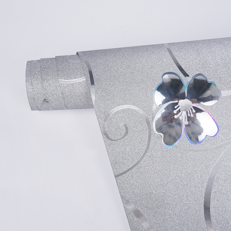 Exclusive Price | akadeco Textured Mold Proof Wallpaper | Glitter Design | Fabric | Rustic | Bedroom | Floral Pattern | 45cm x 15m | OEM