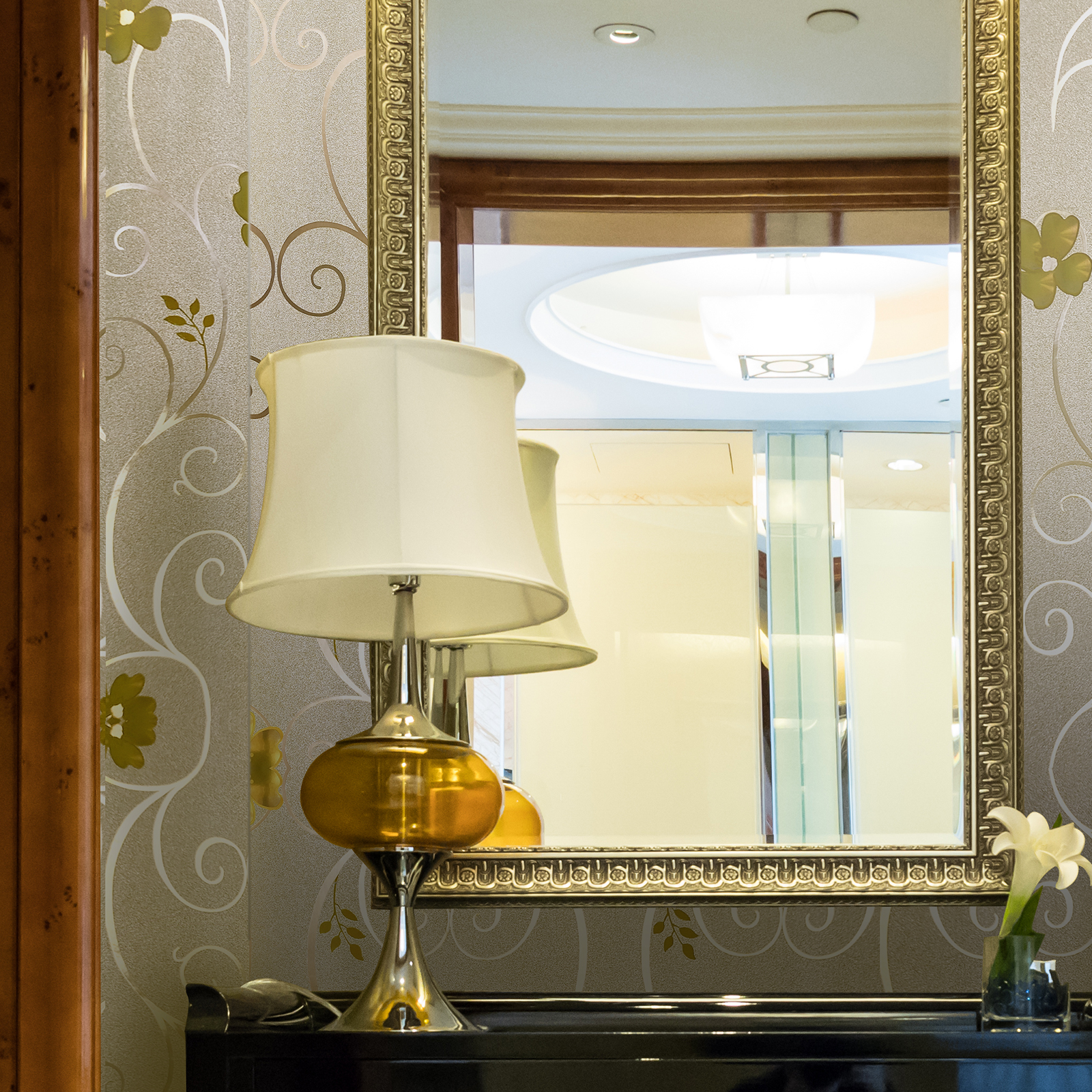 Top Choice | akadeco Textured Mold Proof Wallpaper | Glitter Design | Paper | Minimalist | Office | Striped Pattern | Interior Design | 45cm x 5m | OEM