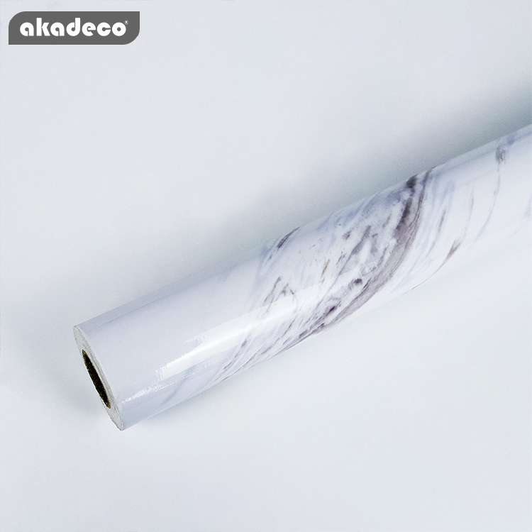 Best Selling | akadeco Textured Mold Proof Wallpaper | PVC Vinyl | Modern | Kitchen | Marble | Decorative | 45cm x 2m x 0.08mm | OEM