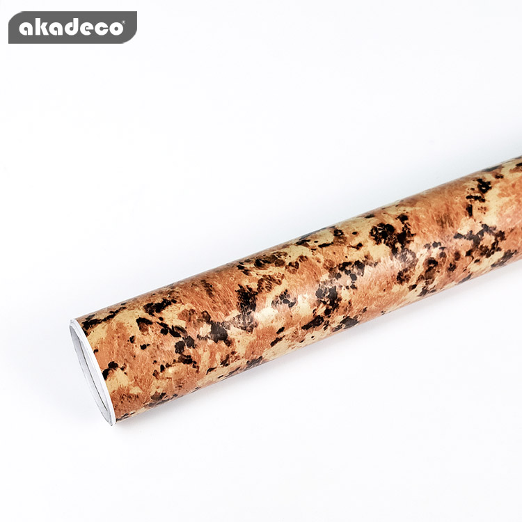 Factory Selling | akadeco Textured Mold Proof Wallpaper | PVC Vinyl | Modern | Kitchen | Marble | Decorative | 45cm x 2m x 0.08mm | OEM