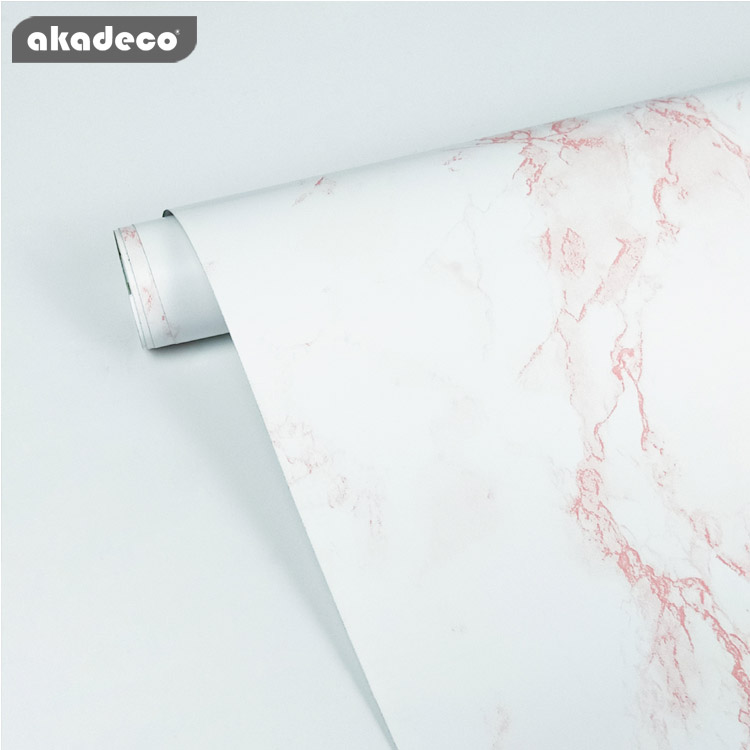 Top Rated | akadeco Textured Mold Proof Wallpaper | PVC Vinyl | Classic | Hallway | Marble | Decorative | 45cm x 2m x 0.08mm | OEM