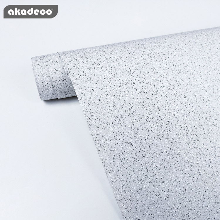 Hot Selling | akadeco Textured Mold Proof Wallpaper | PVC Vinyl | Modern | Bedroom | Marble | Decorative | 45cm x 2m x 0.08mm | OEM