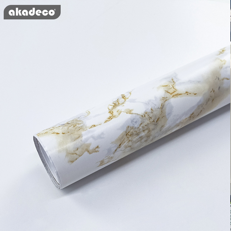 Best Selling | akadeco Textured Mold Proof Wallpaper | PVC Vinyl | Contemporary | Office | Marble | Decorative | 45cm x 2m x 0.08mm | OEM | akadeco abstractpeelstickwallpaper.com