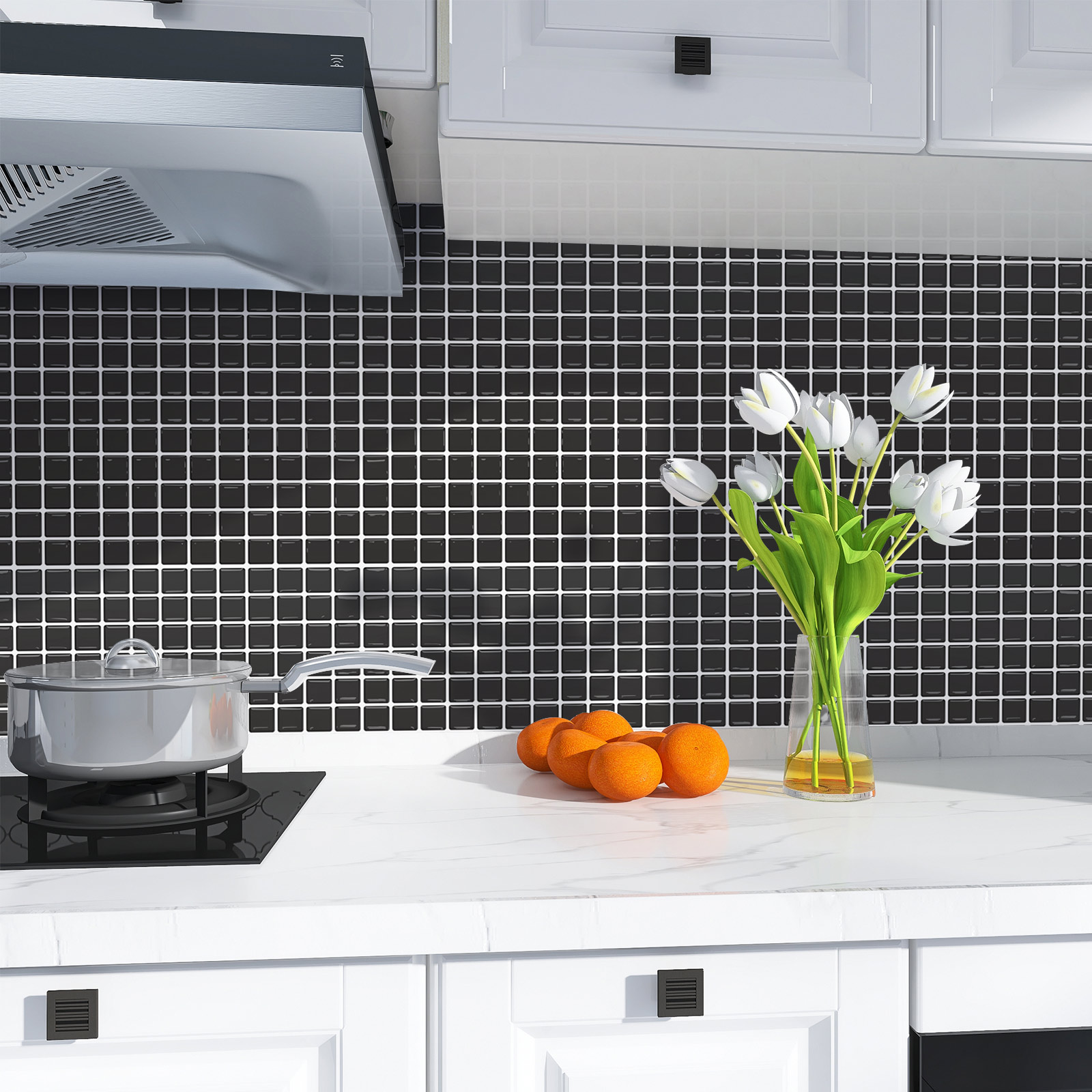 Best Selling | Premium subway peel and stick subway tile backsplash | PU+PVC | Abstract Style | Brown | Kitchen Wall Decor | Bathroom | 25.4cmx25.4cm | OEM | akadeco abstractpeelstickwallpaper.com