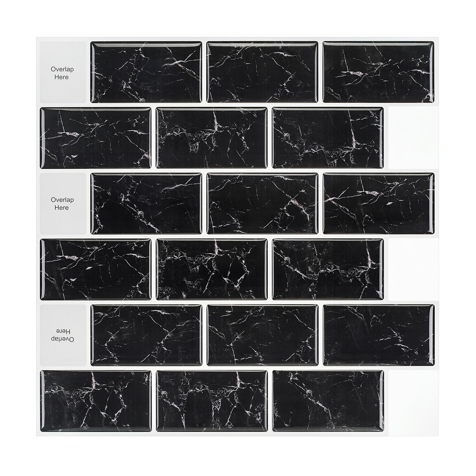 Limited Edition | Peel and Stick Backsplash Wall Tile | PU+PVC | Modern | Gray & Gold | DIY Decor | Kitchen & Bathroom | Removable Tile Backsplash | 25.4cm x 25.4cm | OEM | akadeco abstractpeelstickwallpaper.com