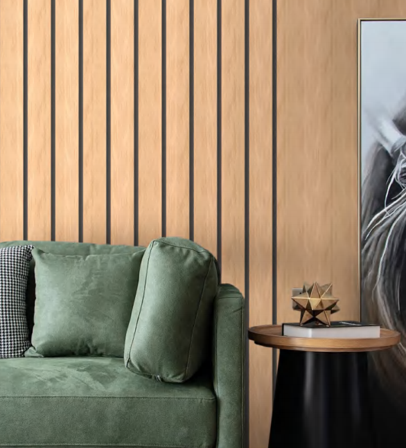 Excellent |  PVC Acoustic Grille Foam Wall Sticker | Burlywood| Living Room Moisture-resistant | Removable Acoustic Grille Foam Sticker | 60cm x 300cm | OEM | akadeco abstractpeelstickwallpaper.co