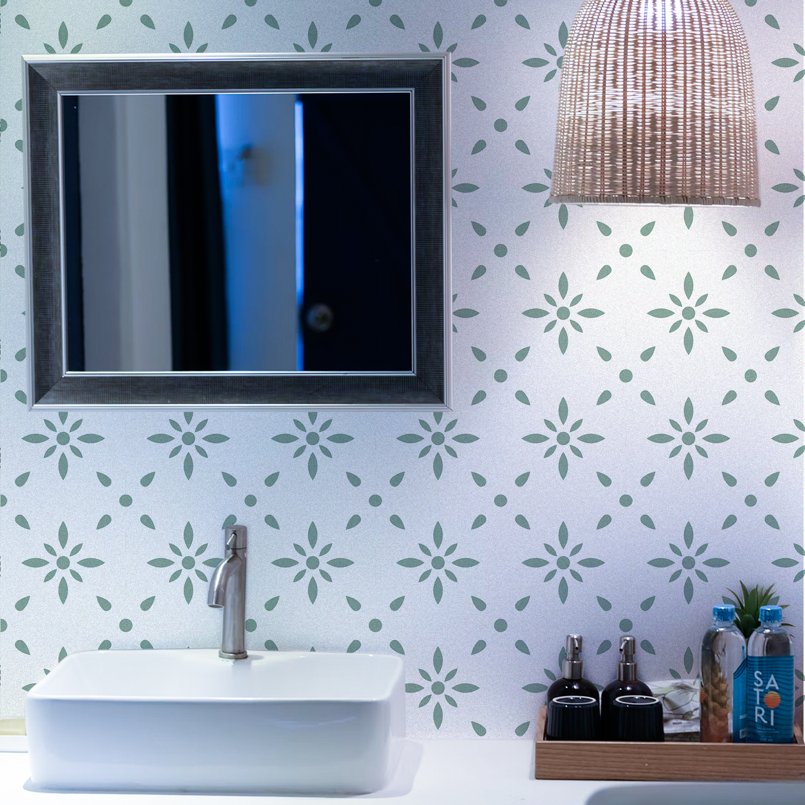 Mega Discount|akadeco Textured Mold Proof Wallpaper|Silk|Art Deco|Study|Damask|Interior Styling|54x54 Inch|OEM