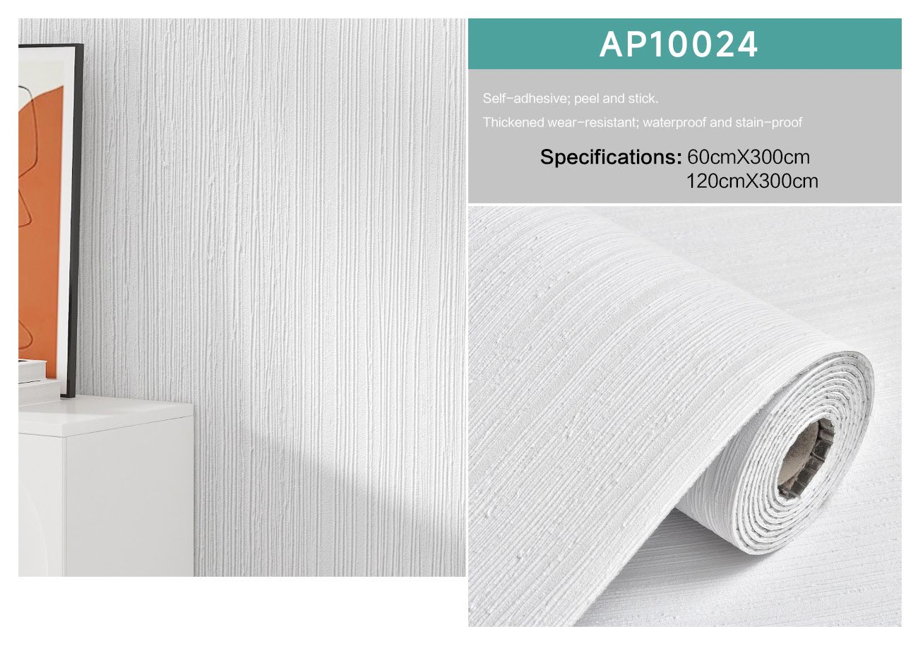 Top Pick | Textured Mold Proof Wallpaper | PVC | Modern | Living Room | Vertical Stripe | Wall Cover