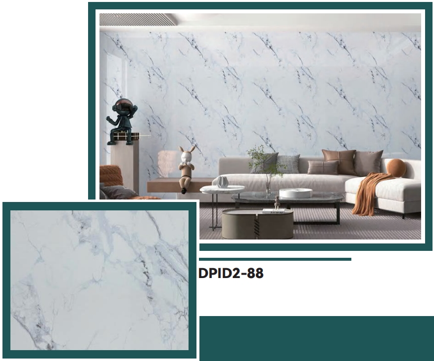 Hot Picks | akadeco Textured Mold Proof Wallpaper | PET+IXPE | Contemporary Style | Residential Use | Marble Pattern | Waterproof | 120cmx280cm | OEM